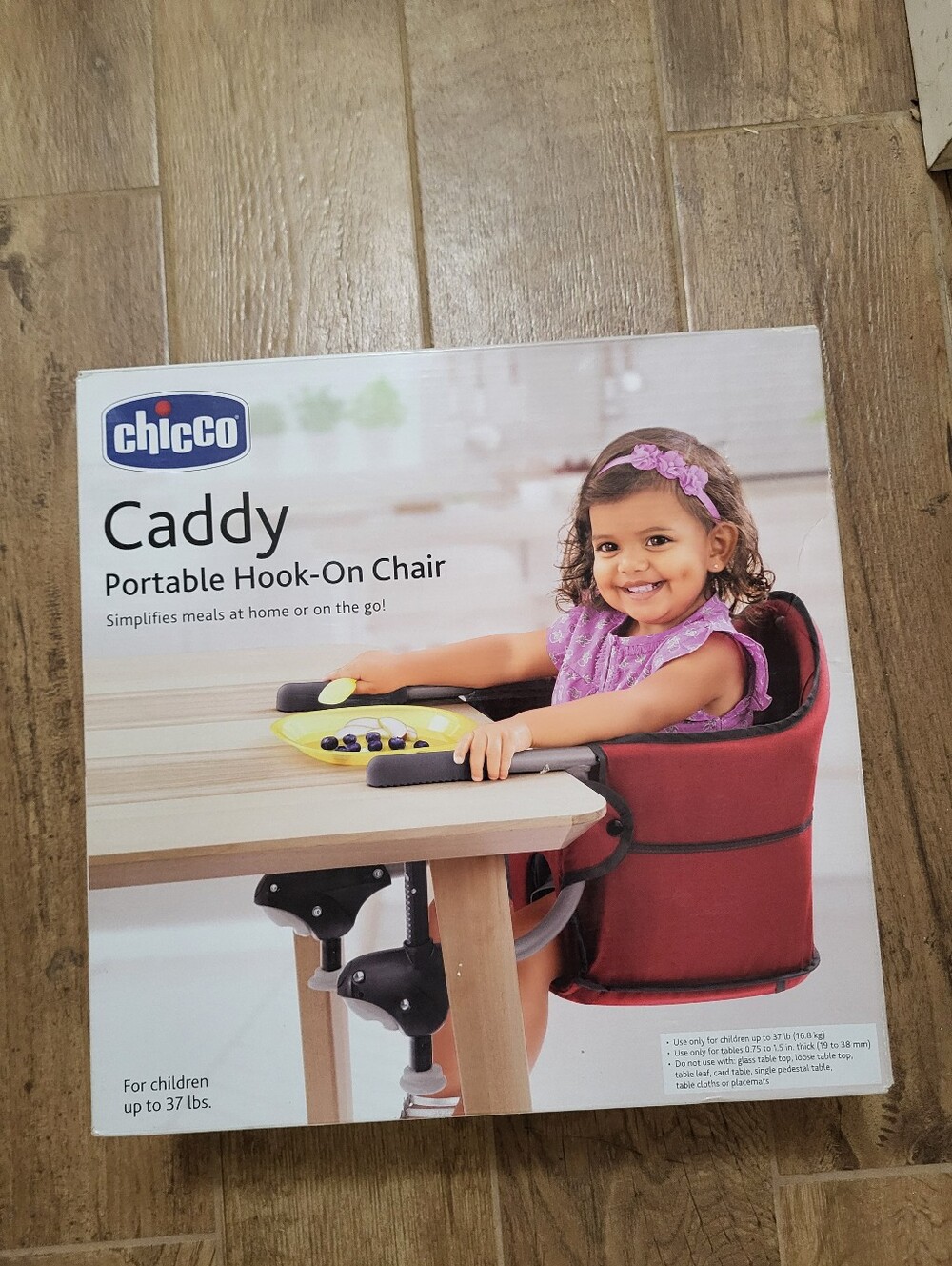 chicco Caddy Portable Hook-On Chair - Gray